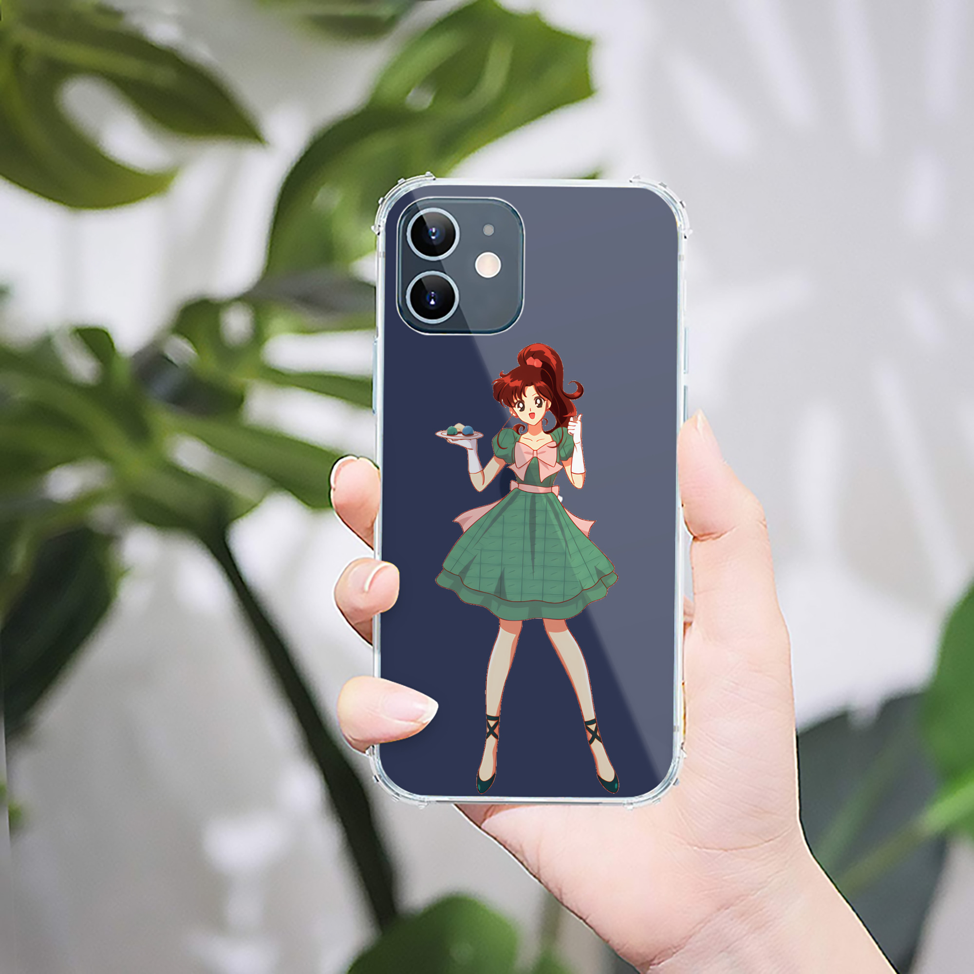 （画像用） 美少女戦士セーラームーン 木野 まこと きの まこと Sailor Moon Kino Makoto （セーラージュピター；Sailor Jupiter） 【iPhone 12シリーズ対応】透明スマホケース（クリアソフトケース）